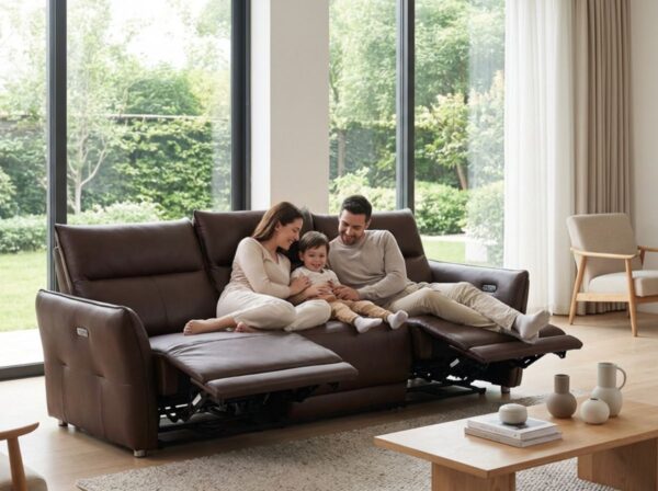 #2506 Rabelo 三座位單電鉸＋貴妃曲尺梳化